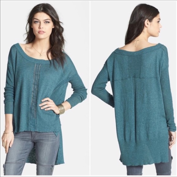 Free People Tops - Free People Lace Road Linen Pullover